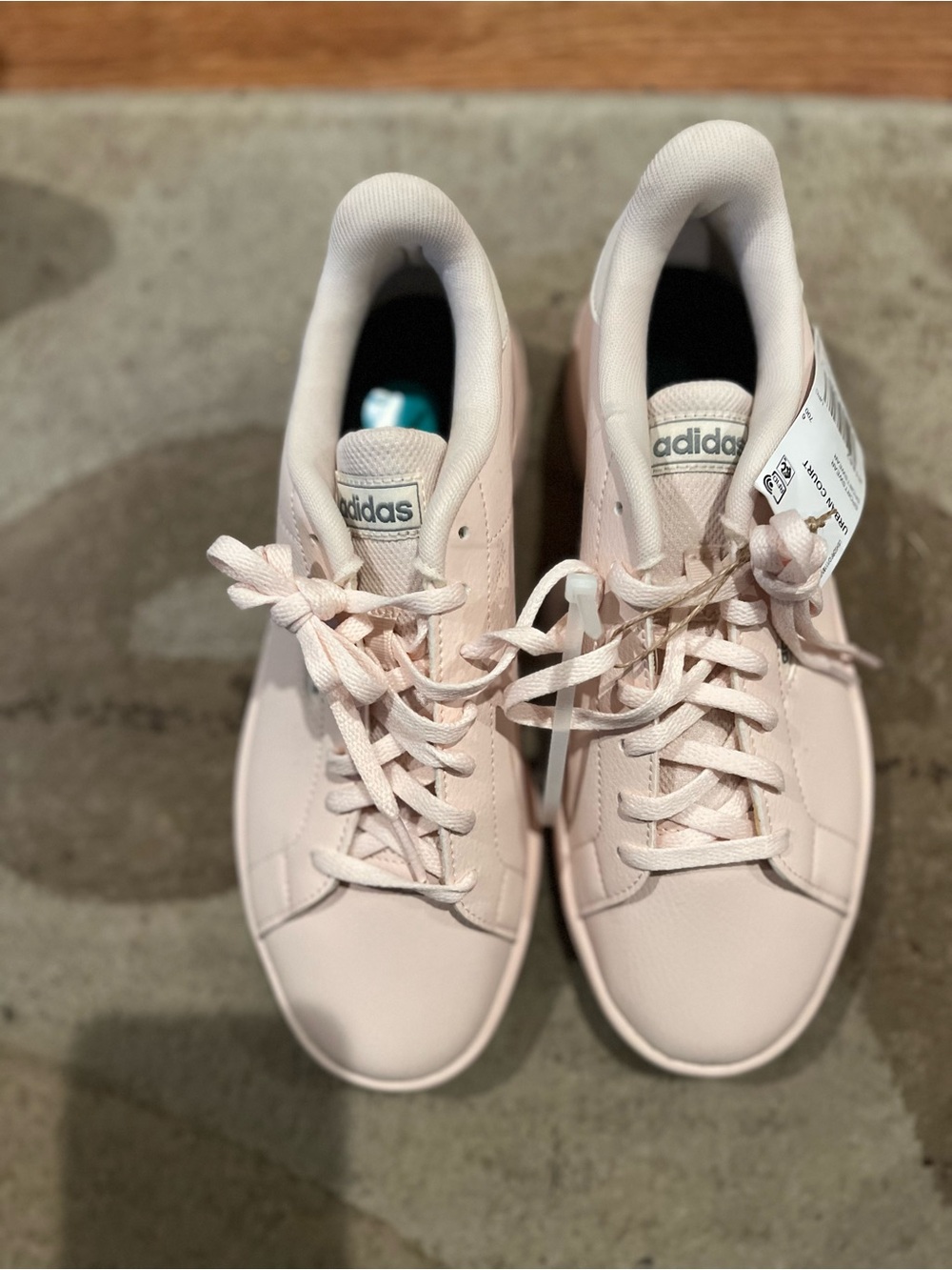 adidas Women's Pale Pink Low-Top Sneakers